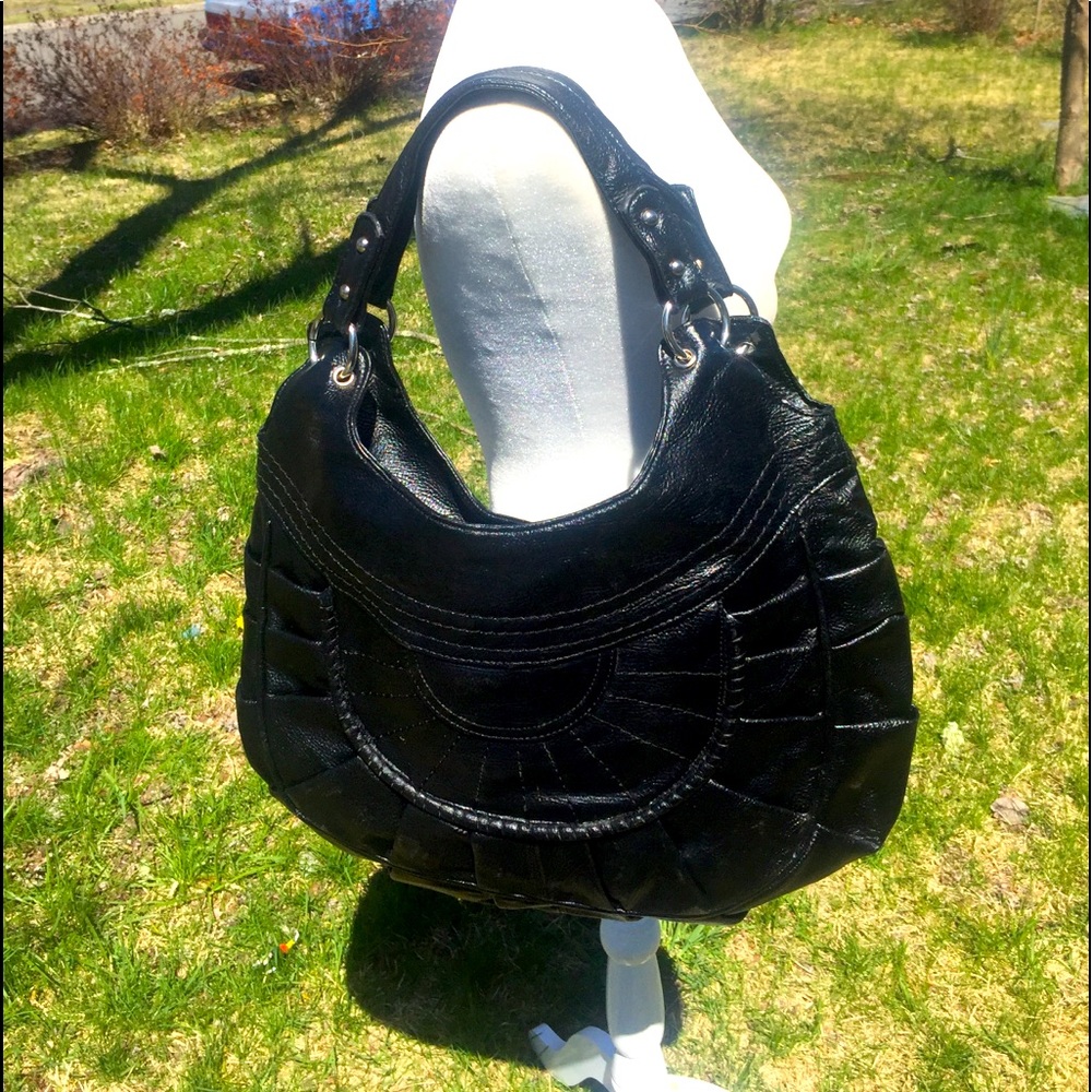 Under One Sky’s Black Faux Leather Hobo